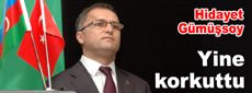 Hidayet Gümüşsoy, yine korkuttu