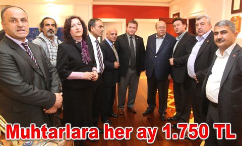 Belediyeden muhtarlara para yardımı