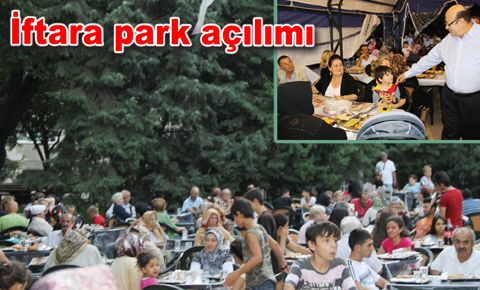 Bakırköy’de iftar çadırı ve sokak yerine parkta iftar