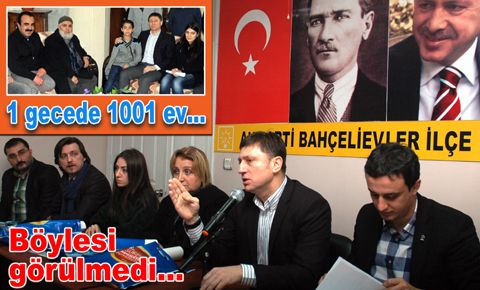 Siyaset tarihinde bir ilk…