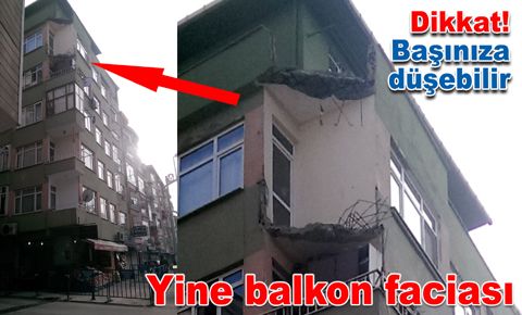 Bahçelievler'de yine balkon faciası