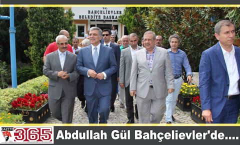 Abdullah Gül, Başkan Develioğlu ile görüştü