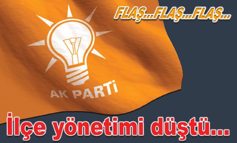 AK Parti Bahçelievler ilçe yönetimi düştü…