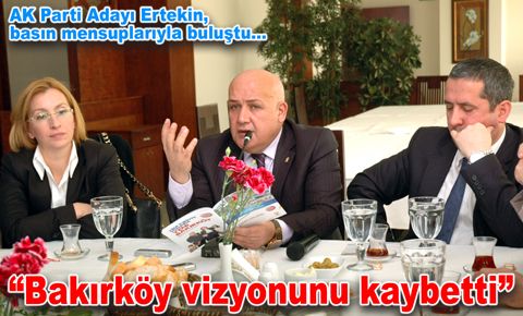 AK Parti Adayı Ertekin, basın mensuplarıyla buluştu