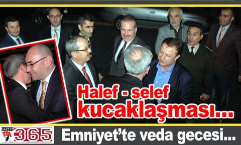 Bahçelievler Emniyet Müdürü’ne veda yemeği…