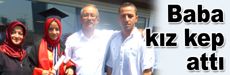 Baba kız kep attı