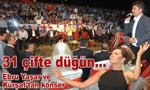 31 çifte düğün…