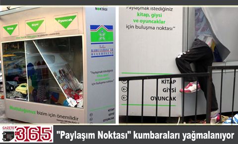 Paylaşım noktası kumbaraları yağmalanıyor