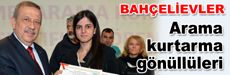 Arama kurtarma gönüllüleri...