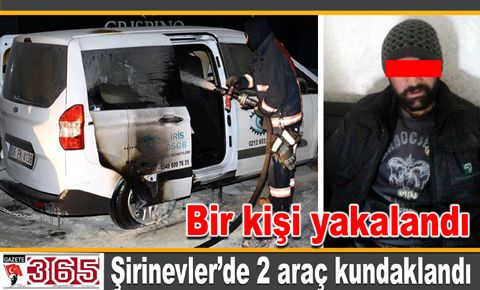 Bahçelievler’de 2 araç kundaklandı
