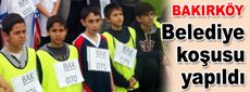 Belediye koşusu yapıldı