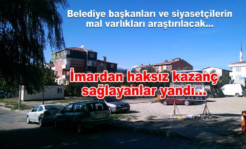 İmardan haksız kazanç sağlayanlar yandı...