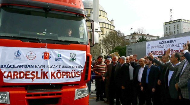 Bayır-Bucak Türkmenleri için 2 TIR yardım malzemesi yola çıktı