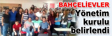 CHP Bahçelievler Gençlik Kolları Yönetimi belirlendi