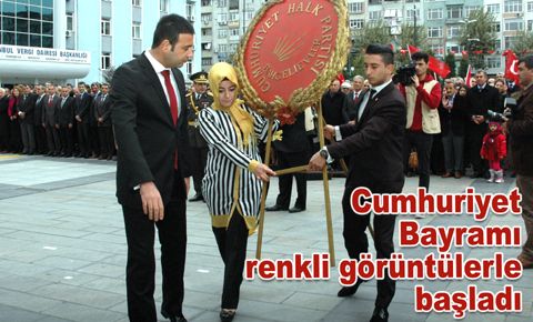 Cumhuriyet Bayramı renkli görüntülerle başladı