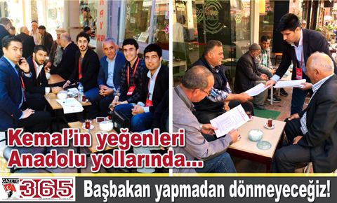 Kemal’in yeğenleri Anadolu yollarında…