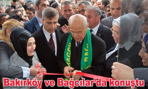Devlet Bahçeli'nin Bağcılar çıkarması…