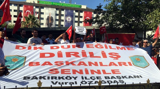 Diriliş Başkanları’nın da demokrasi nöbeti sürüyor