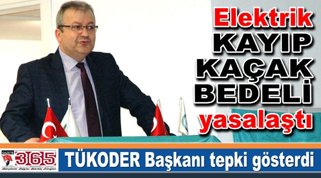 Elektrik kayıp kaçak bedelli yasalaşmasına tepki