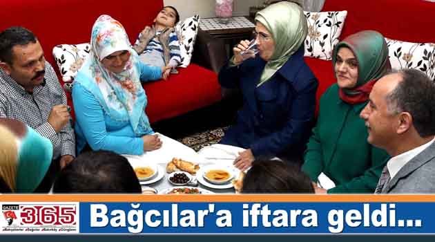 Emine Erdoğan’dan, Bağcılarlı aileye sürpriz iftar ziyareti