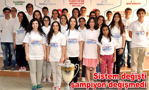 TEOG’un şampiyonu da Fatih Dersanesi oldu