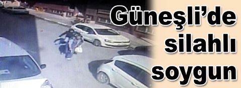 960 bin liralık silahlı gasp kamerada