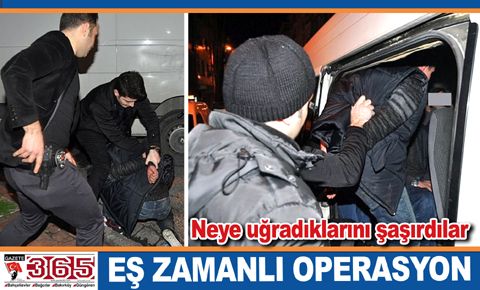 Güngören Emniyeti’nden eş zamanlı operasyon…