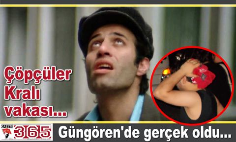 Başına çöp düştü, yere yığıldı…