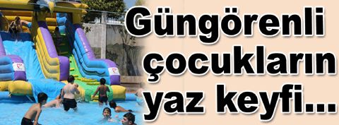 Yazın keyfini Aquapark ile çıkarıyorlar