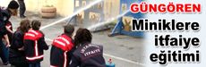 Miniklere itfaiye eğitimi