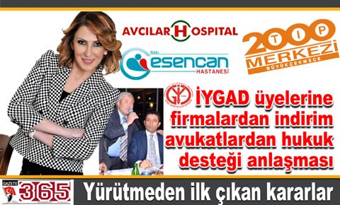 İYGAD üyelerine firmalardan indirim, avukatlardan hukuk desteği anlaşması…