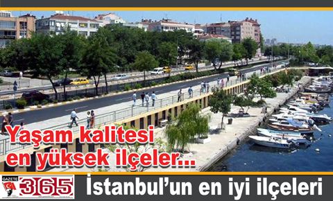 İstanbul'un yaşam kalitesi en yüksek ilçeleri