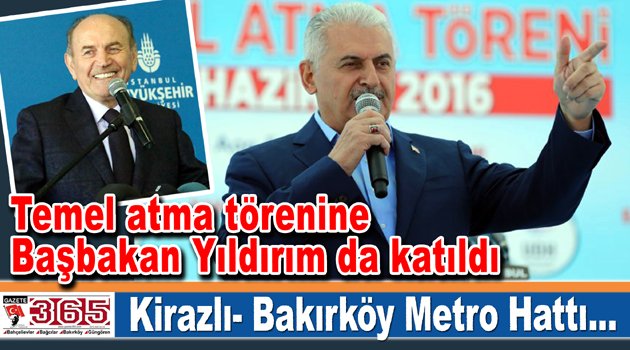 Kirazlı- Bakırköy (İDO) Metro Hattı’nın temeli atıldı