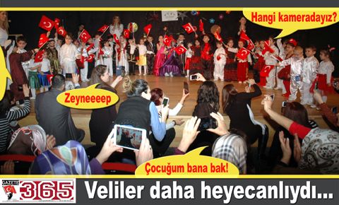 Veliler, minik yeteneklerin performansıyla yarıştı