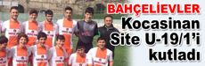 Kocasinan Site Spor, U-19/1'i kutladı