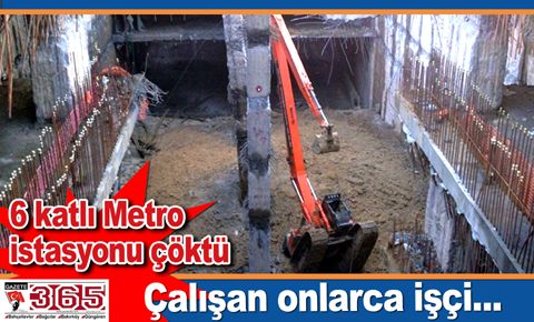 Çalışan onlarca işçi henüz mesaiye başlamamıştı