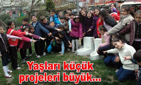 Minik öğrencilerden duyarlılık örneği...