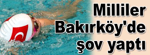 Bakırköy'de su ve senkronizasyon şenliği