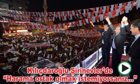 Kılıçdaroğlu; Harama ortak olmak istemiyorsanız…