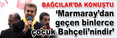 Sarıgül: Marmaray’dan geçen binlerce çocuk Bahçeli’nindir