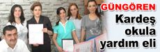 Şiir Mektebi’nden kardeş okula yardım eli...