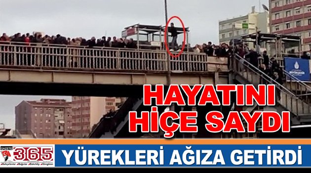 Şirinevler’deki üst geçitte neler oluyor…