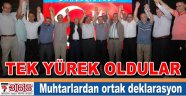 Bahçelievlerli muhtarlar tek yürek oldular