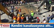 Bağcılarda Suriyeli kendini kanalizasyona attı