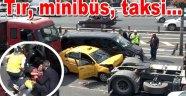 Yenibosna’da zincirleme kaza: 2’si turist 4 kişi…