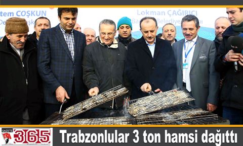 Bağcılar’da Trabzonlular 3 ton hamsi dağıttı