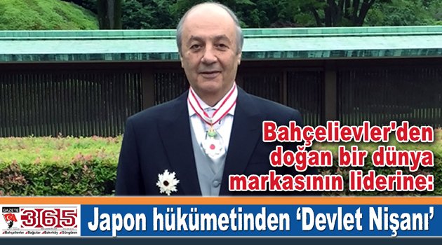 Tuncay Özilhan, Japon Hükümeti tarafından Devlet Nişanı ile onurlandırıldı