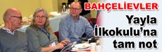 Yayla İlkokulu’na Avrupalılardan tam not