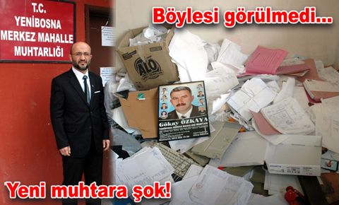 Yeni muhtara kötü sürpriz…