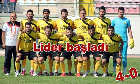 Yenibosnaspor lider başladı